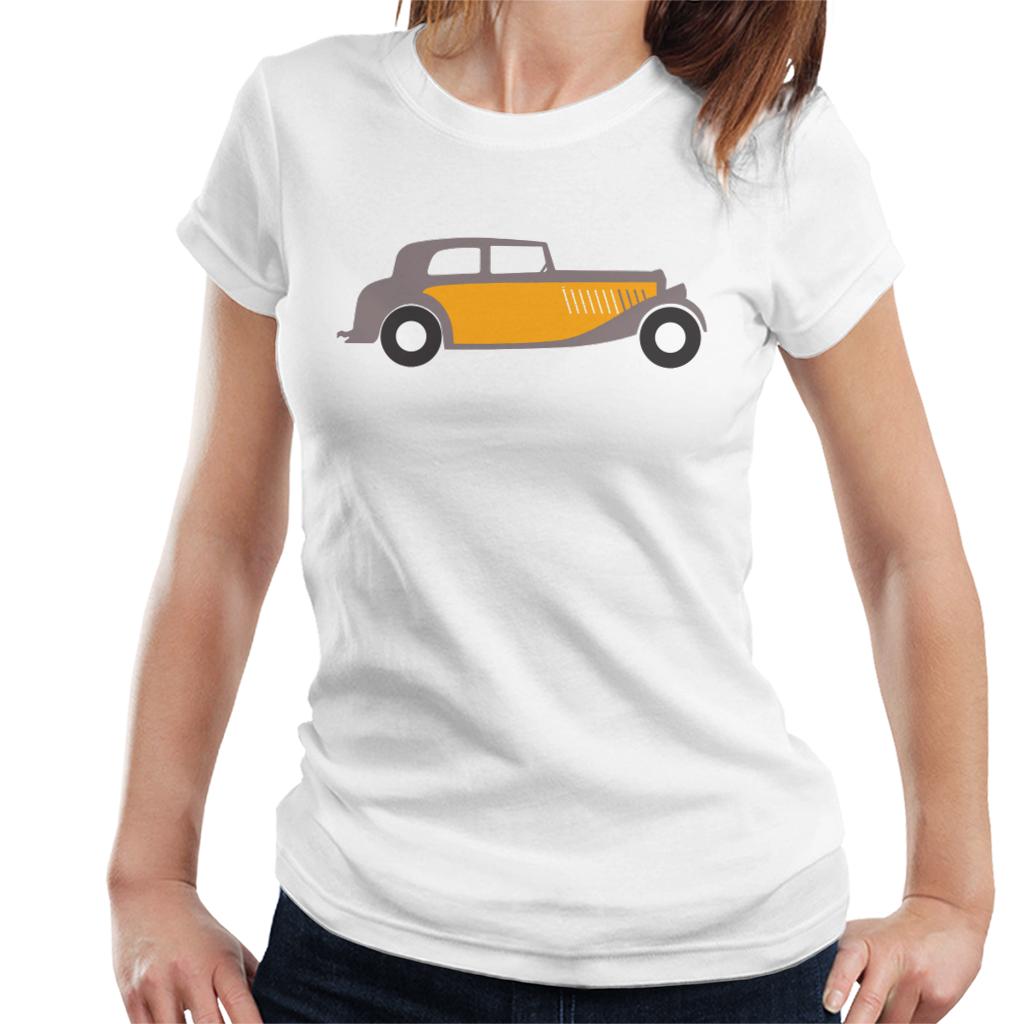 Citroën Traction Classic Car Sketch Women's T-Shirt-ALL + EVERY