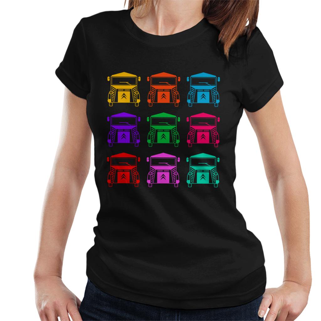 Citroën Vintage Type H Van Colour Pattern Women's T-Shirt-ALL + EVERY