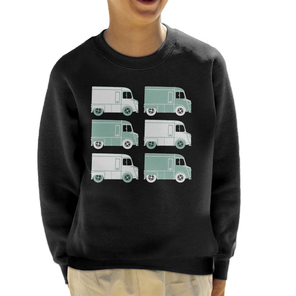 Citroën Retro Type H Van Art Kids Sweatshirt-ALL + EVERY