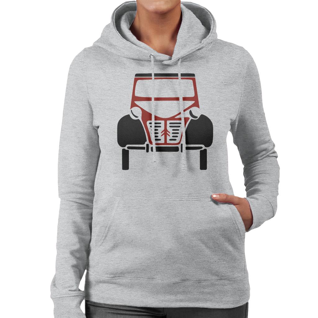 Citroën Classic 2CV Women's Hooded Sweatshirt-ALL + EVERY