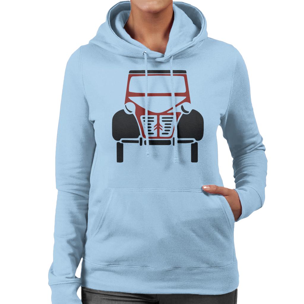 Citroën Classic 2CV Women's Hooded Sweatshirt-ALL + EVERY