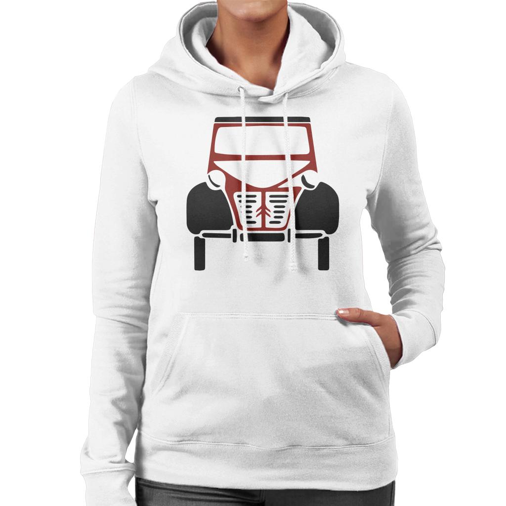 Citroën Classic 2CV Women's Hooded Sweatshirt-ALL + EVERY