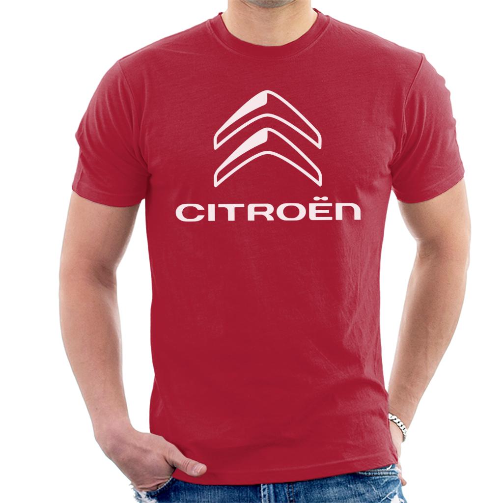 Citroën 2016 White Logo Men's T-Shirt-ALL + EVERY