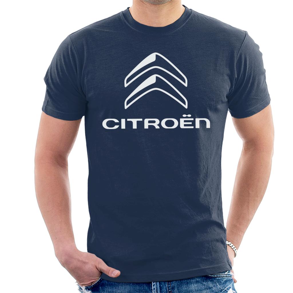 Citroën 2016 White Logo Men's T-Shirt-ALL + EVERY