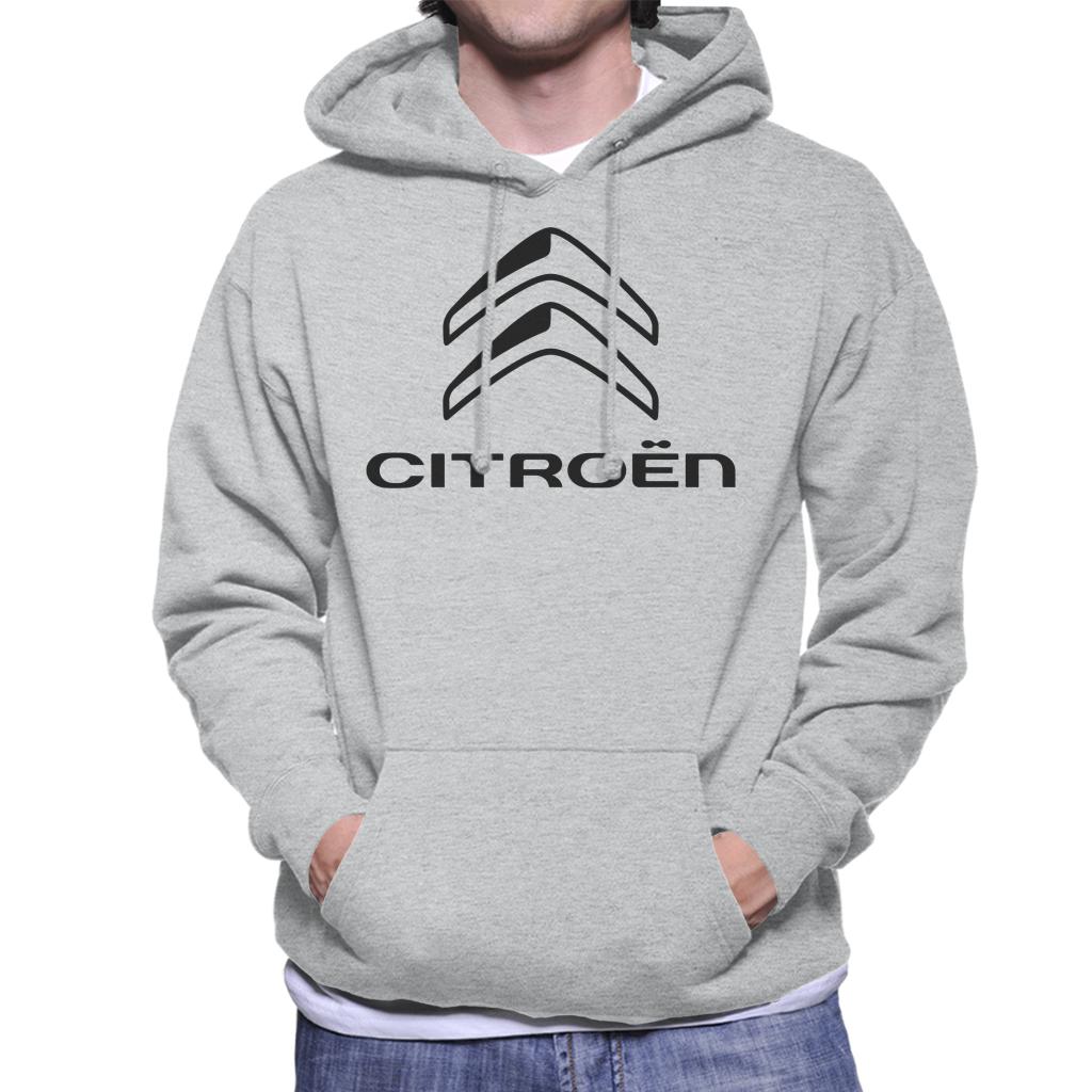 Citroën 2016 Black Logo Men's Hooded Sweatshirt-ALL + EVERY