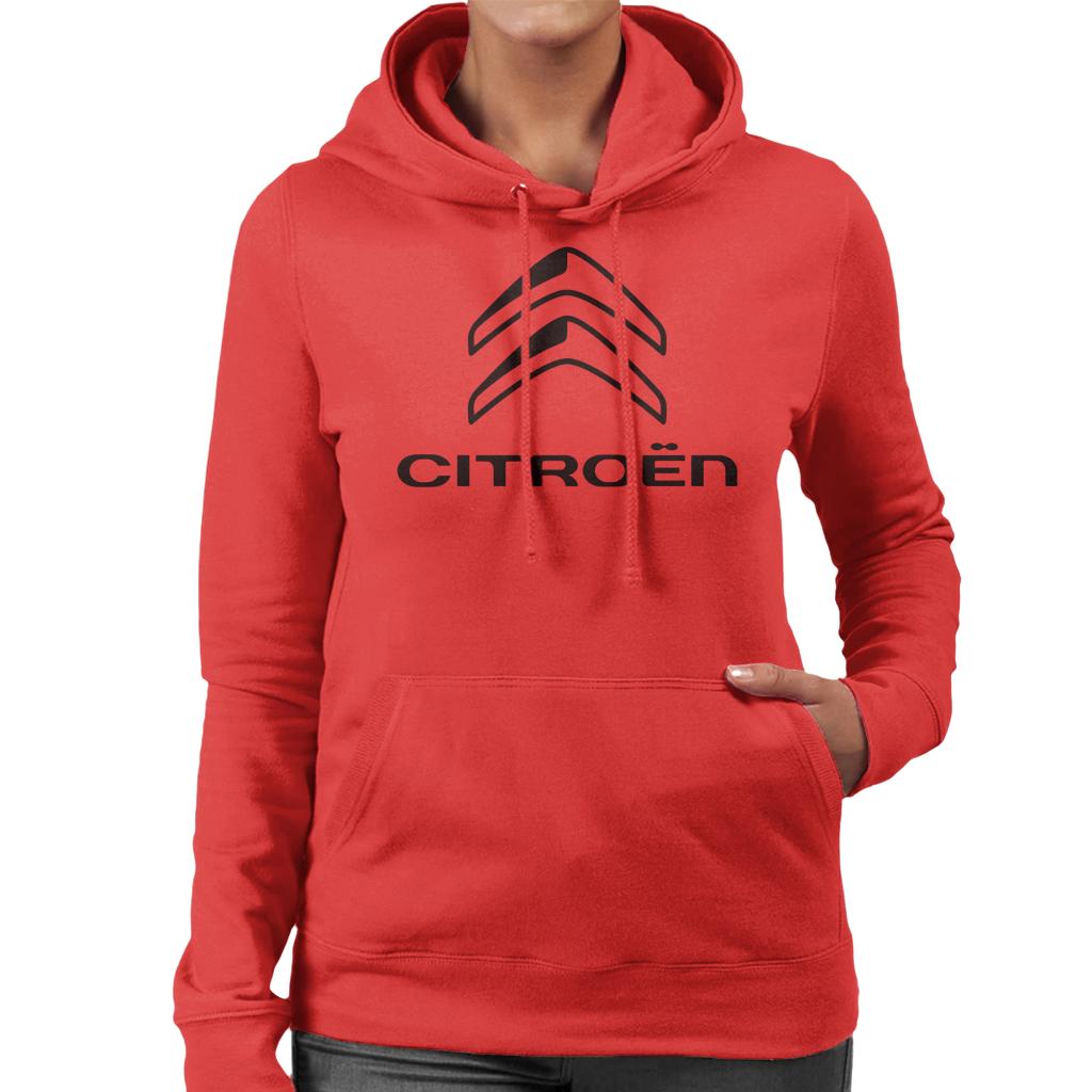 Citroën 2016 Black Logo Women's Hooded Sweatshirt-ALL + EVERY