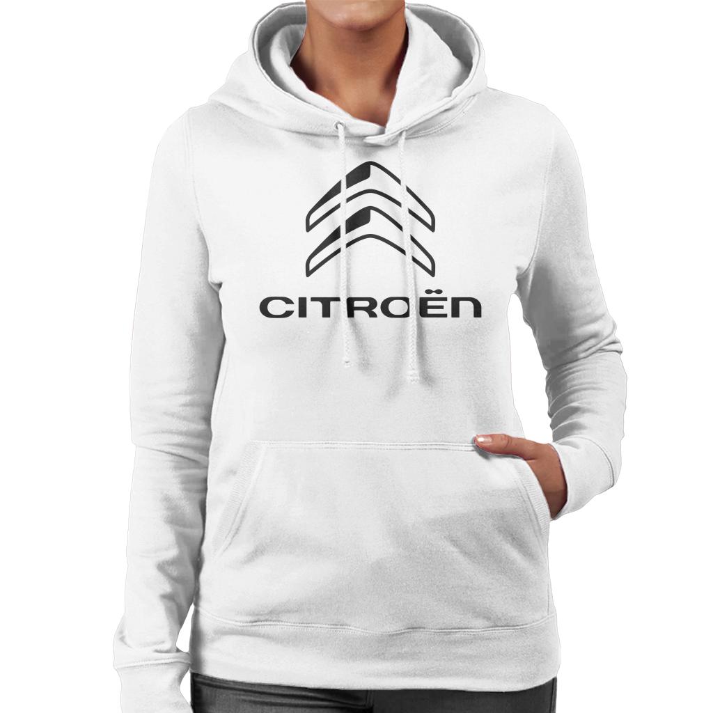 Citroën 2016 Black Logo Women's Hooded Sweatshirt-ALL + EVERY