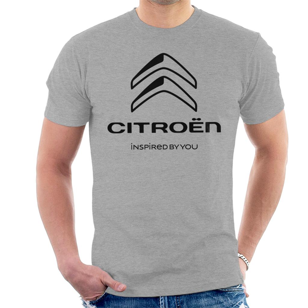 Citroën 2016 Black Logo Inspired By You Men's T-Shirt-ALL + EVERY