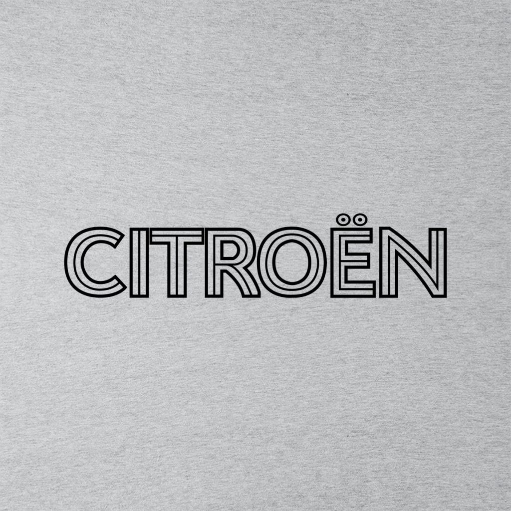 Citroën Retro Line Black Logo Men's T-Shirt-ALL + EVERY