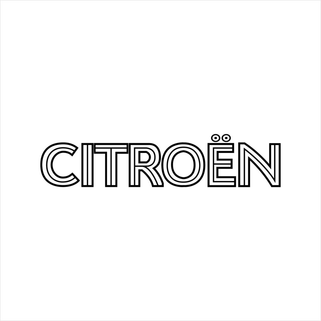 Citroën Retro Line Black Logo Men's Hooded Sweatshirt-ALL + EVERY