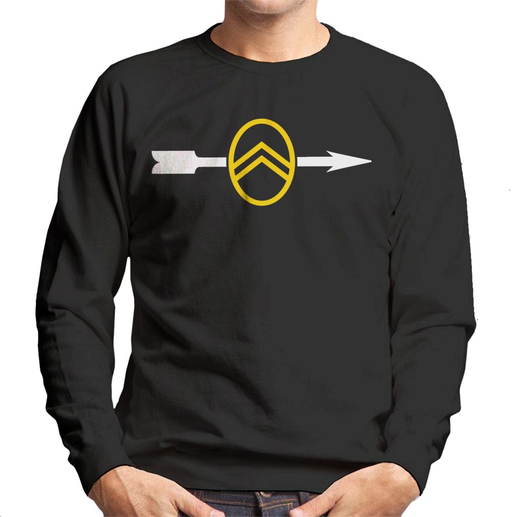 Citroën 1922 Badge White Arrow Logo Men's Sweatshirt-ALL + EVERY