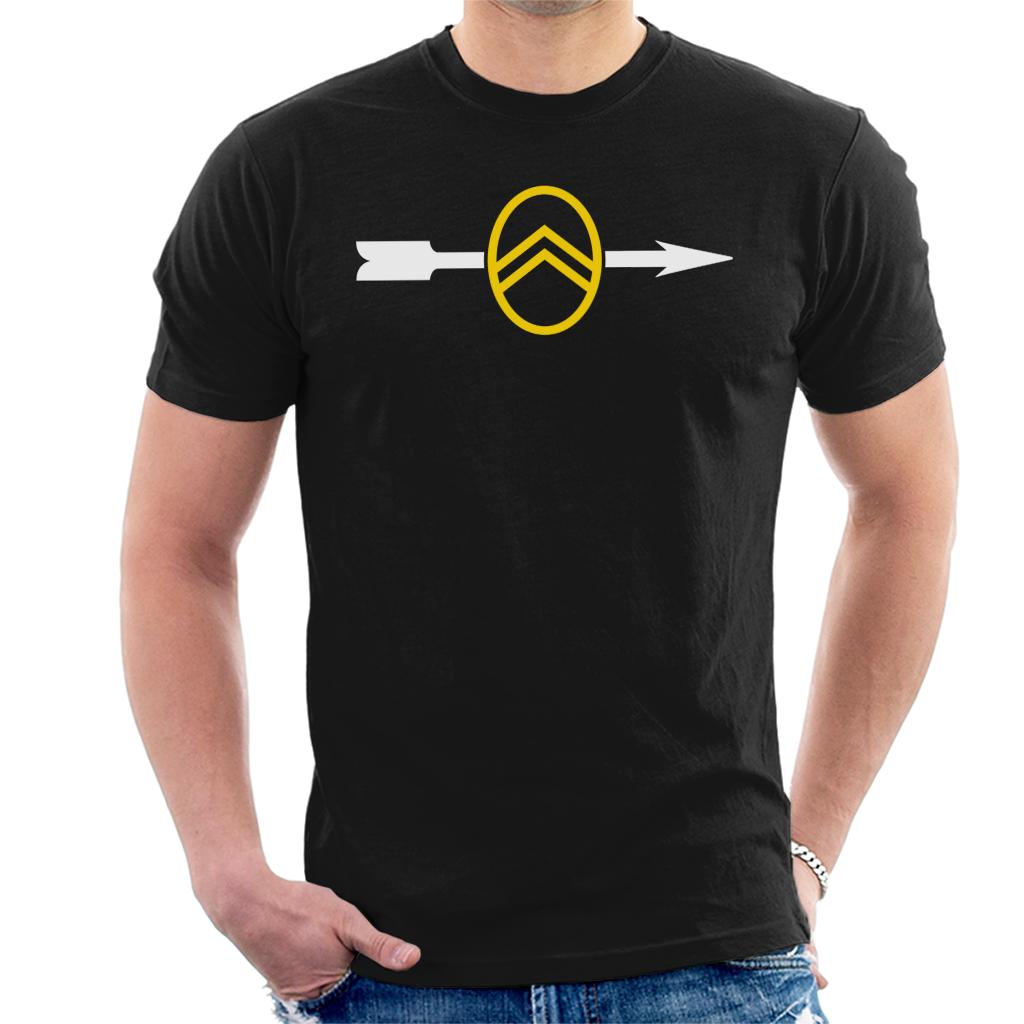 Citroën 1922 Badge White Arrow Logo Men's T-Shirt-ALL + EVERY