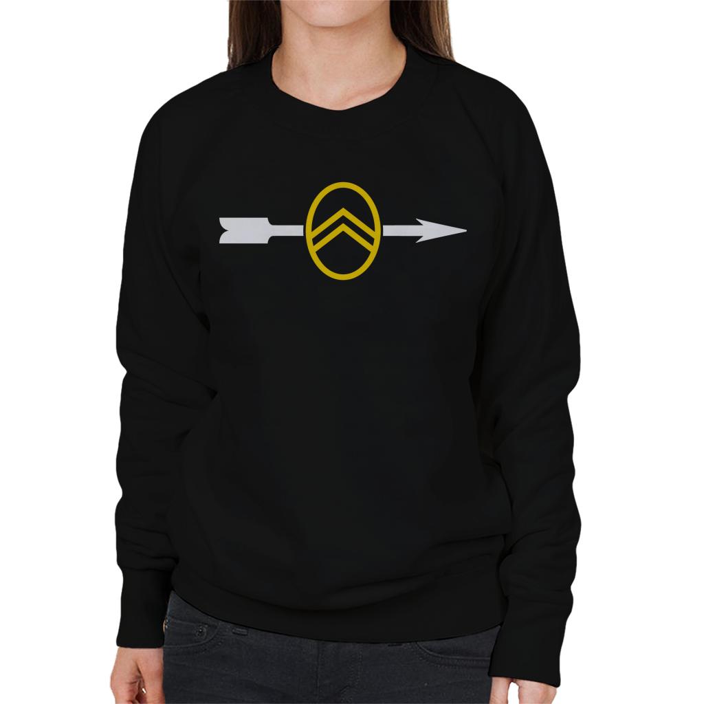 Citroën 1922 Badge White Arrow Logo Women's Sweatshirt-ALL + EVERY