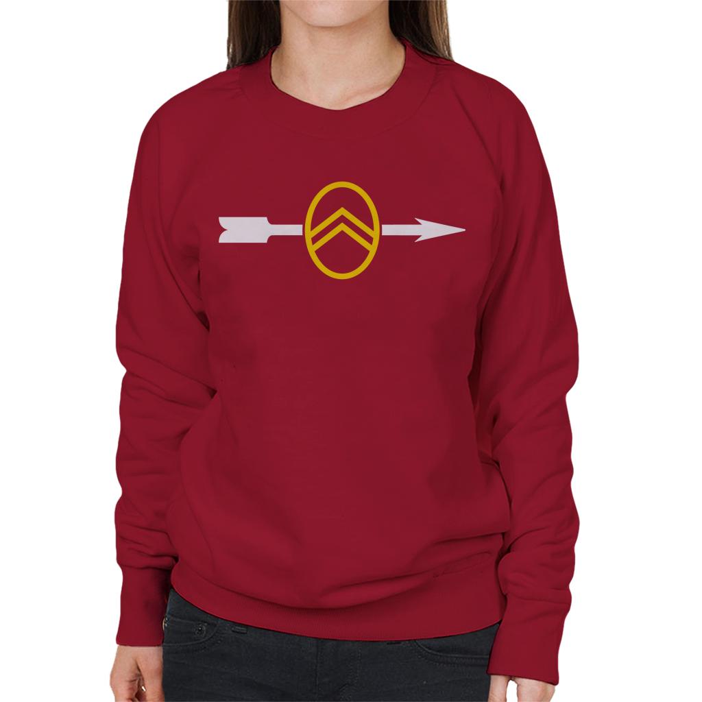 Citroën 1922 Badge White Arrow Logo Women's Sweatshirt-ALL + EVERY