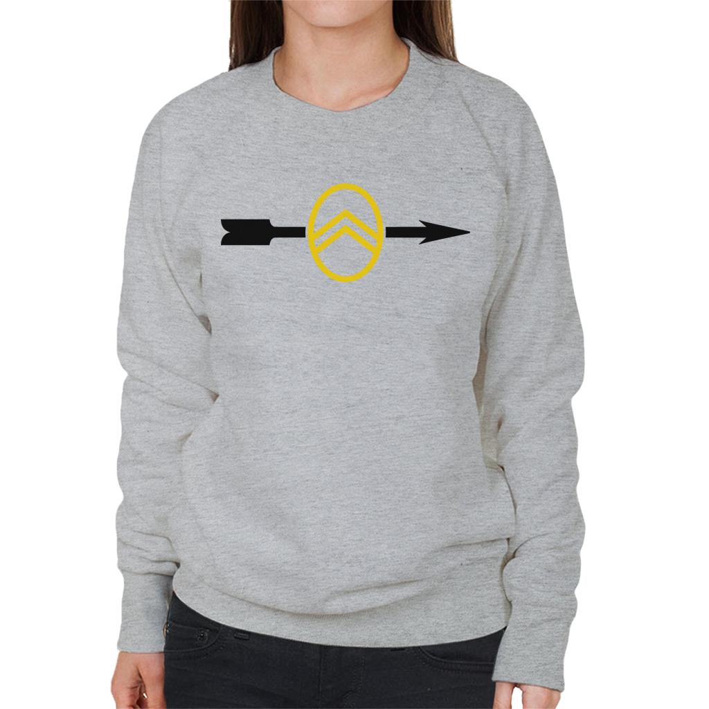 Citroën 1922 Badge Black Arrow Logo Women's Sweatshirt-ALL + EVERY