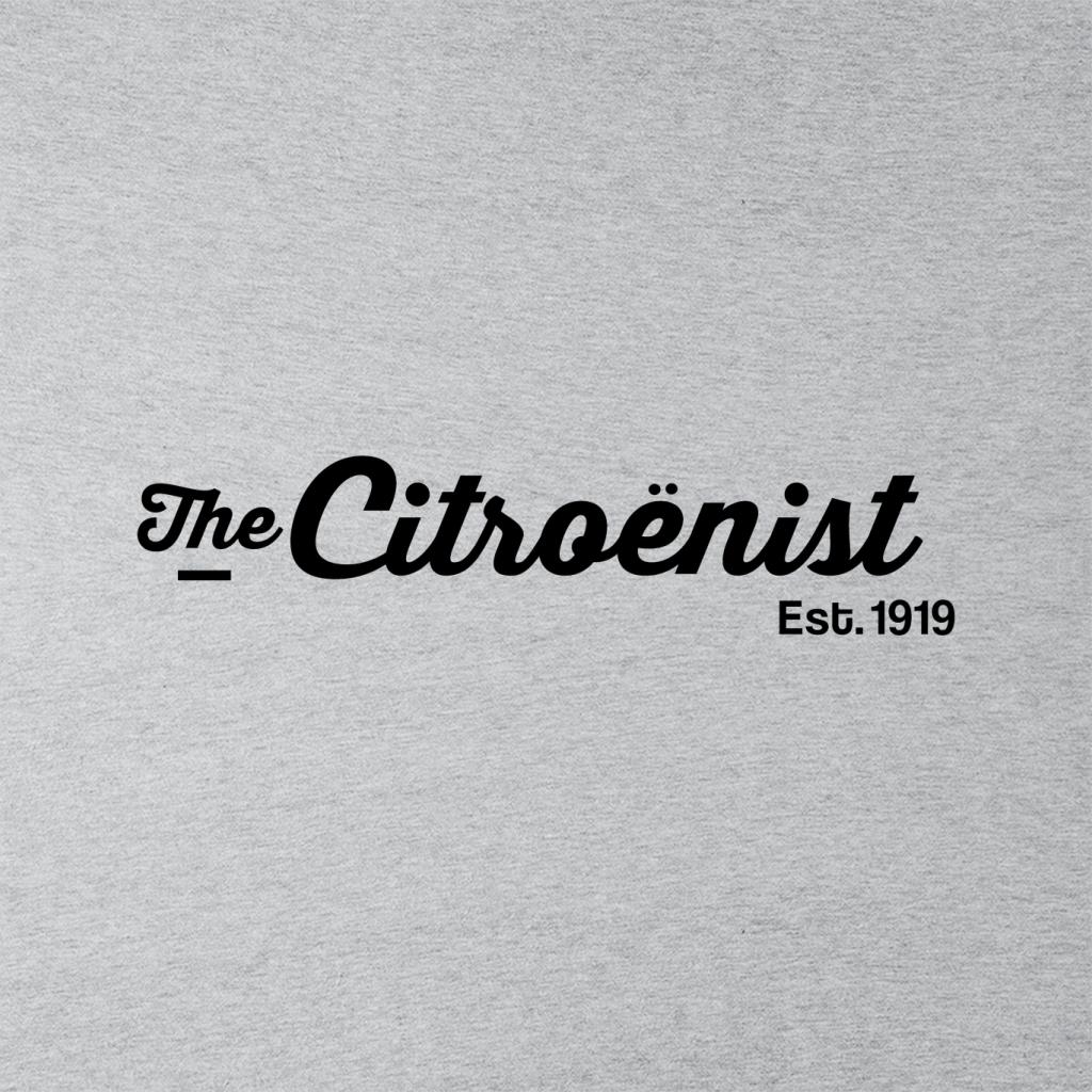 Citroën The Citroënst Est 1919 Black Logo Men's T-Shirt-ALL + EVERY