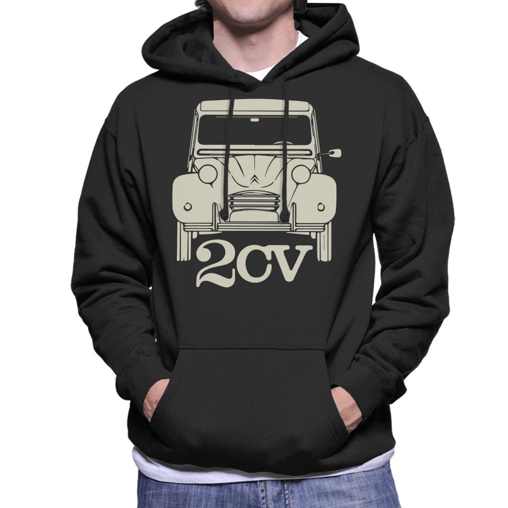 Citroën 2CV For Dark Men's Hooded Sweatshirt-ALL + EVERY