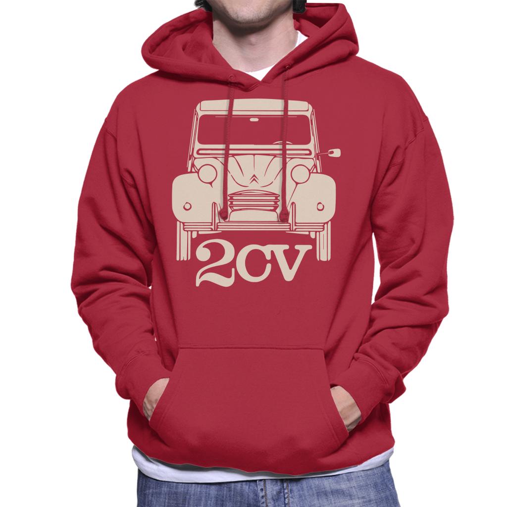 Citroën 2CV For Dark Men's Hooded Sweatshirt-ALL + EVERY