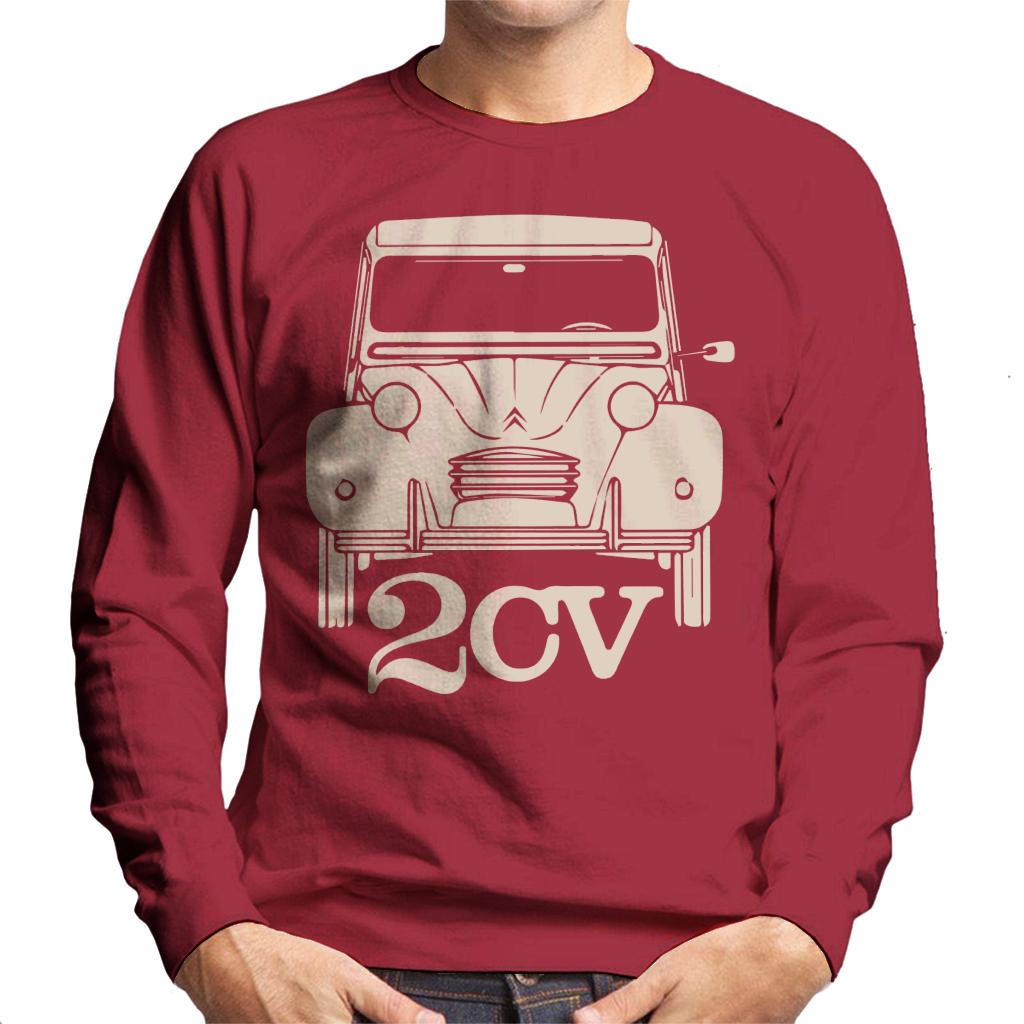 Citroën 2CV For Dark Men's Sweatshirt-ALL + EVERY