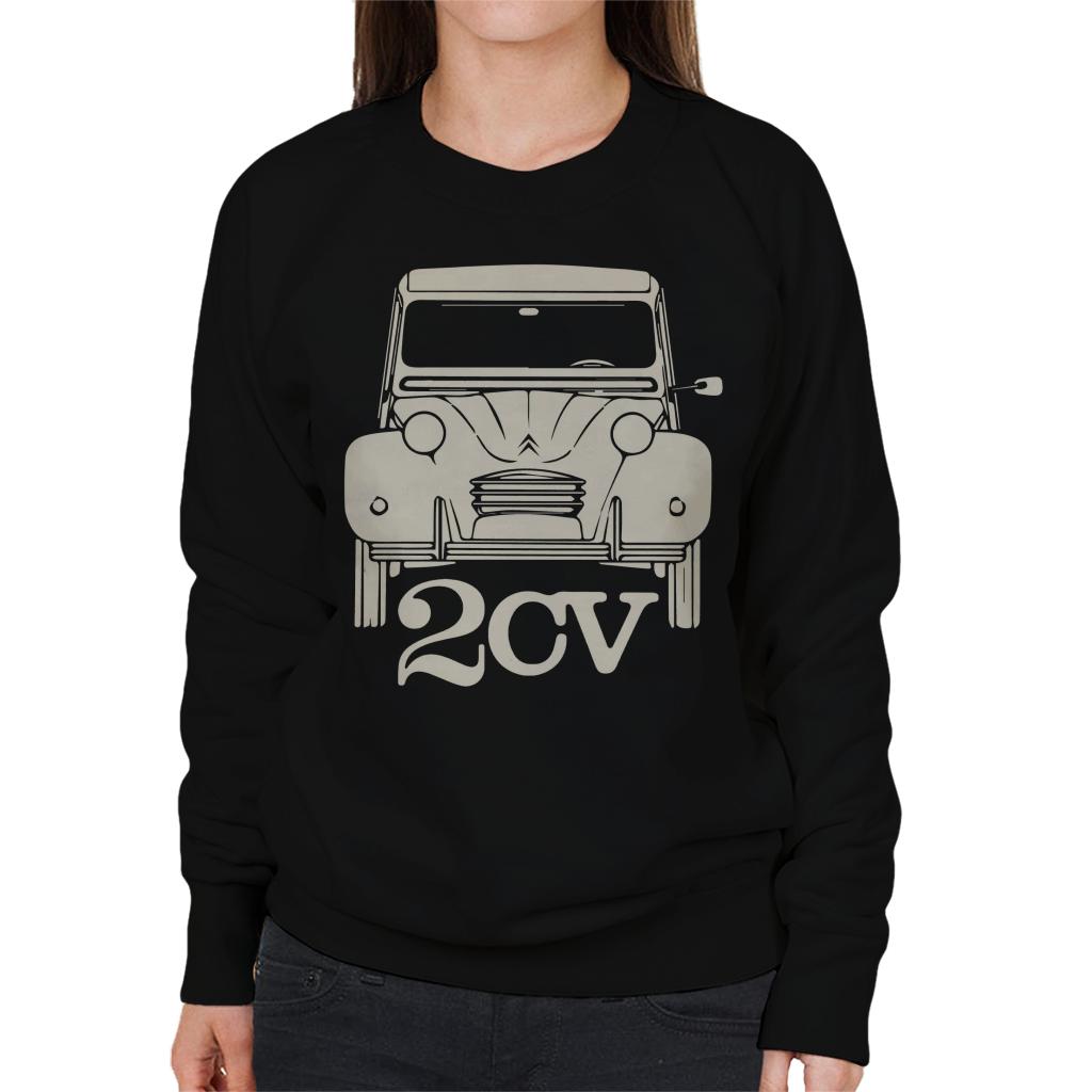 Citroën 2CV For Dark Women's Sweatshirt-ALL + EVERY