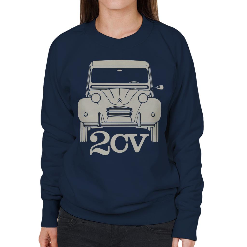 Citroën 2CV For Dark Women's Sweatshirt-ALL + EVERY