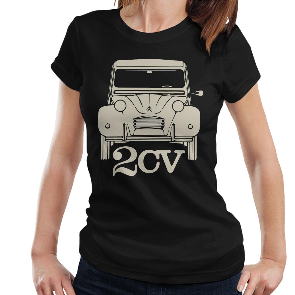 Citroën 2CV For Dark Women's T-Shirt-ALL + EVERY