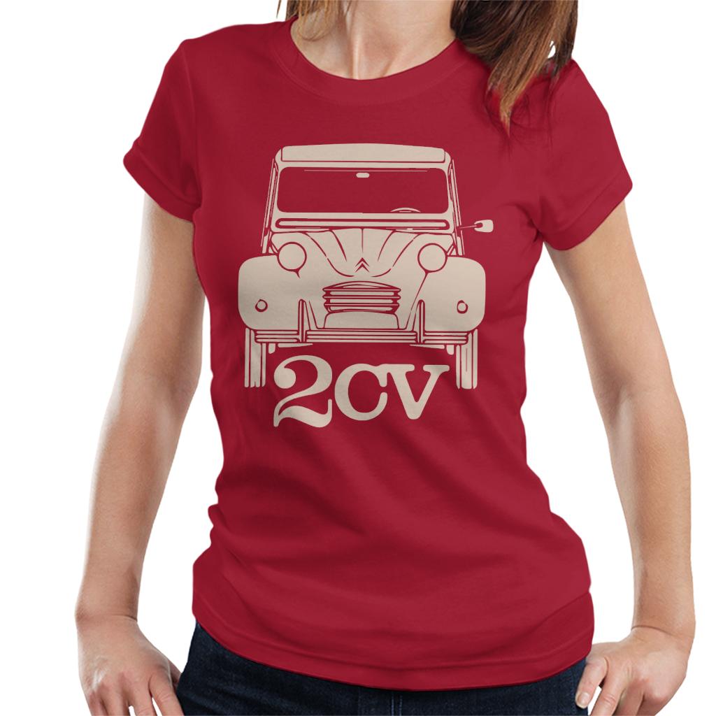 Citroën 2CV For Dark Women's T-Shirt-ALL + EVERY