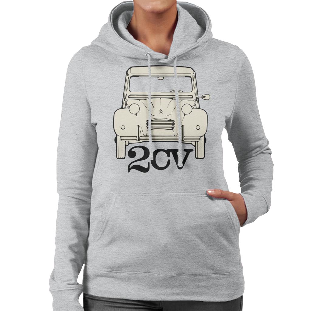 Citroën 2CV For Light Women's Hooded Sweatshirt-ALL + EVERY