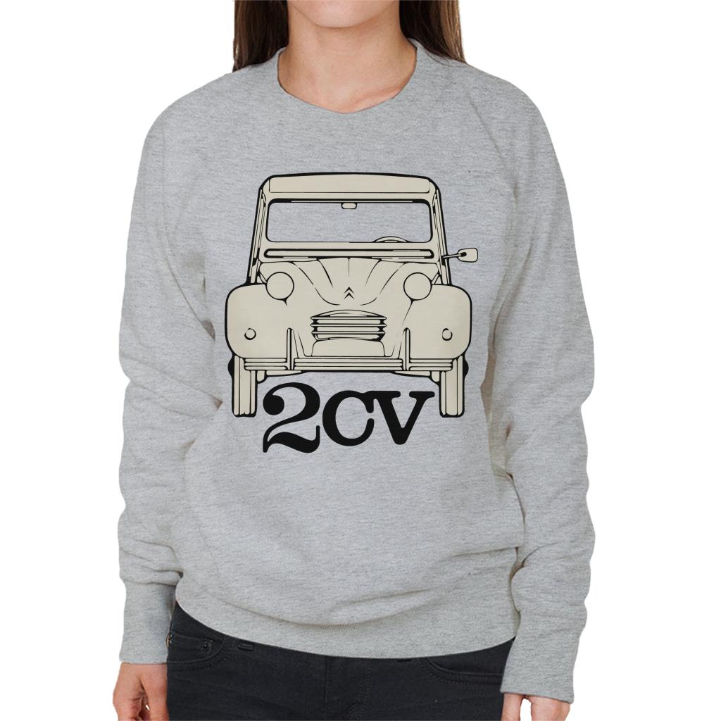 Citroën 2CV For Light Women's Sweatshirt-ALL + EVERY