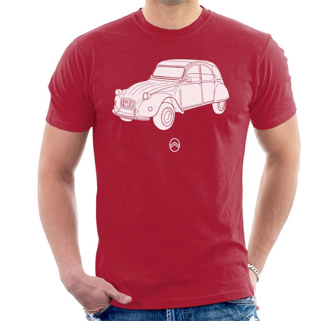 Citroën 2CV Angle For Dark Men's T-Shirt-ALL + EVERY