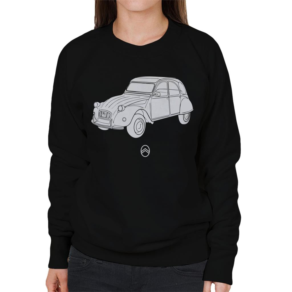 Citroën 2CV Angle For Dark Women's Sweatshirt-ALL + EVERY