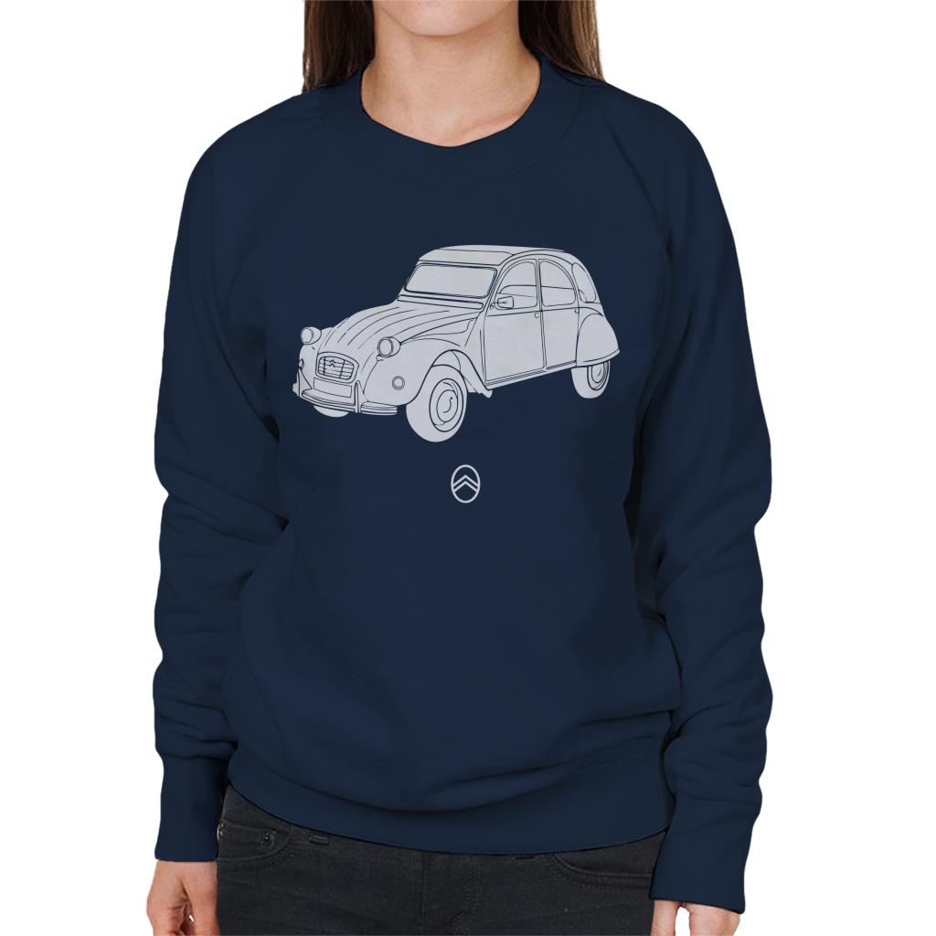 Citroën 2CV Angle For Dark Women's Sweatshirt-ALL + EVERY