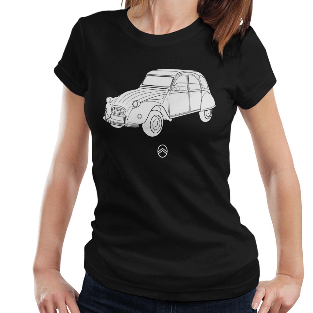 Citroën 2CV Angle For Dark Women's T-Shirt-ALL + EVERY