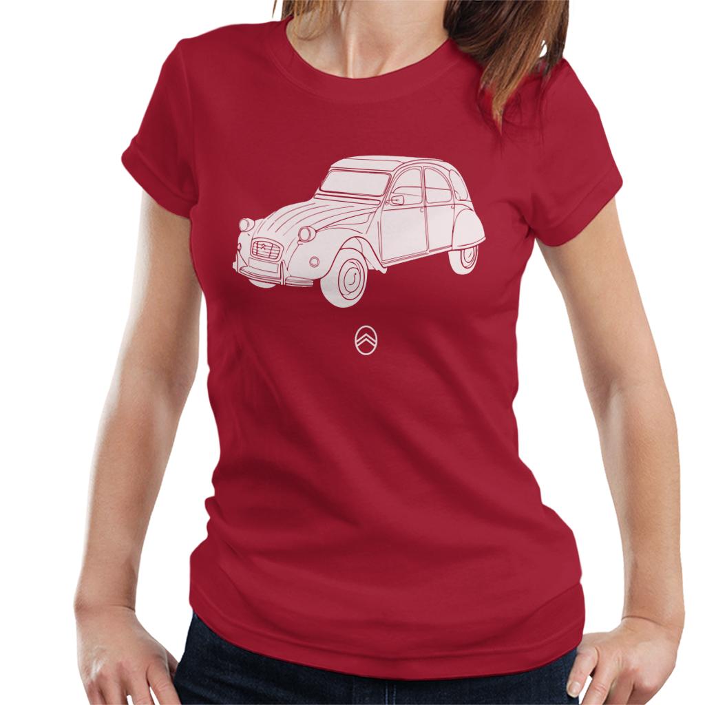 Citroën 2CV Angle For Dark Women's T-Shirt-ALL + EVERY