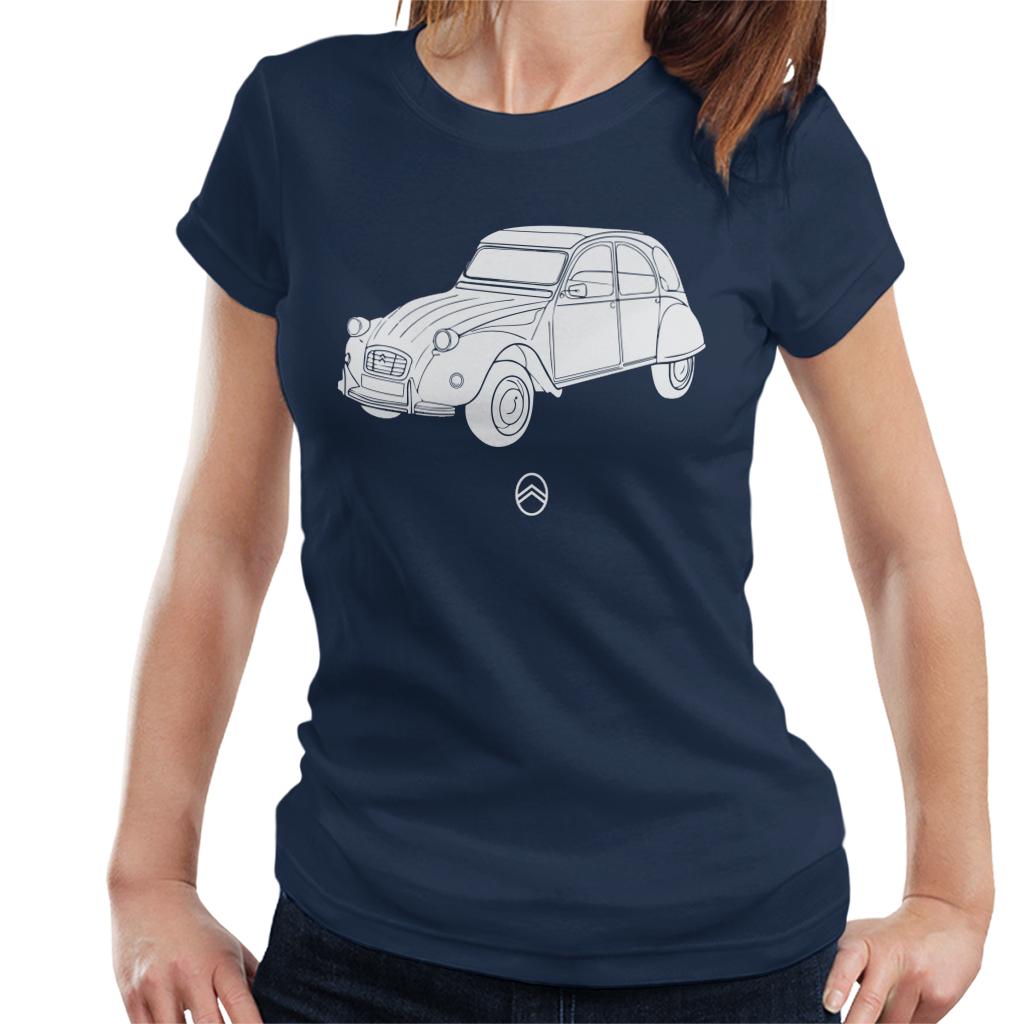 Citroën 2CV Angle For Dark Women's T-Shirt-ALL + EVERY