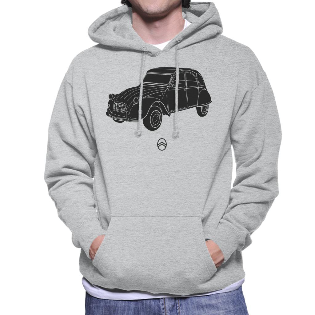 Citroën 2CV Angle For Light Men's Hooded Sweatshirt-ALL + EVERY