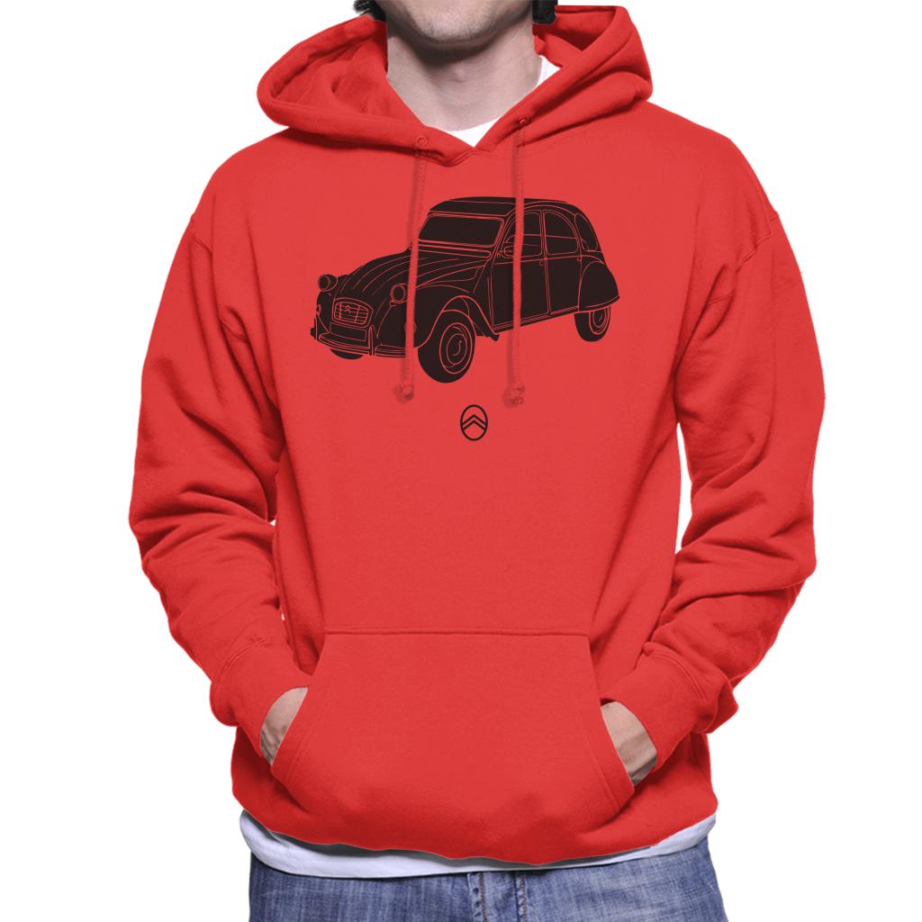 Citroën 2CV Angle For Light Men's Hooded Sweatshirt-ALL + EVERY