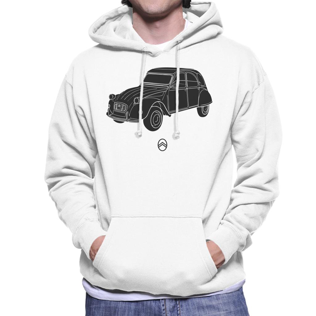 Citroën 2CV Angle For Light Men's Hooded Sweatshirt-ALL + EVERY