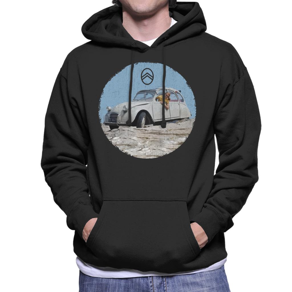 Citroën 2CV Vintage Photo Men's Hooded Sweatshirt-ALL + EVERY