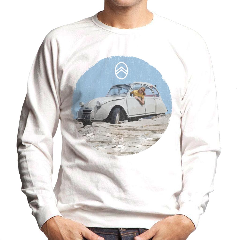 Citroën 2CV Vintage Photo Men's Sweatshirt-ALL + EVERY