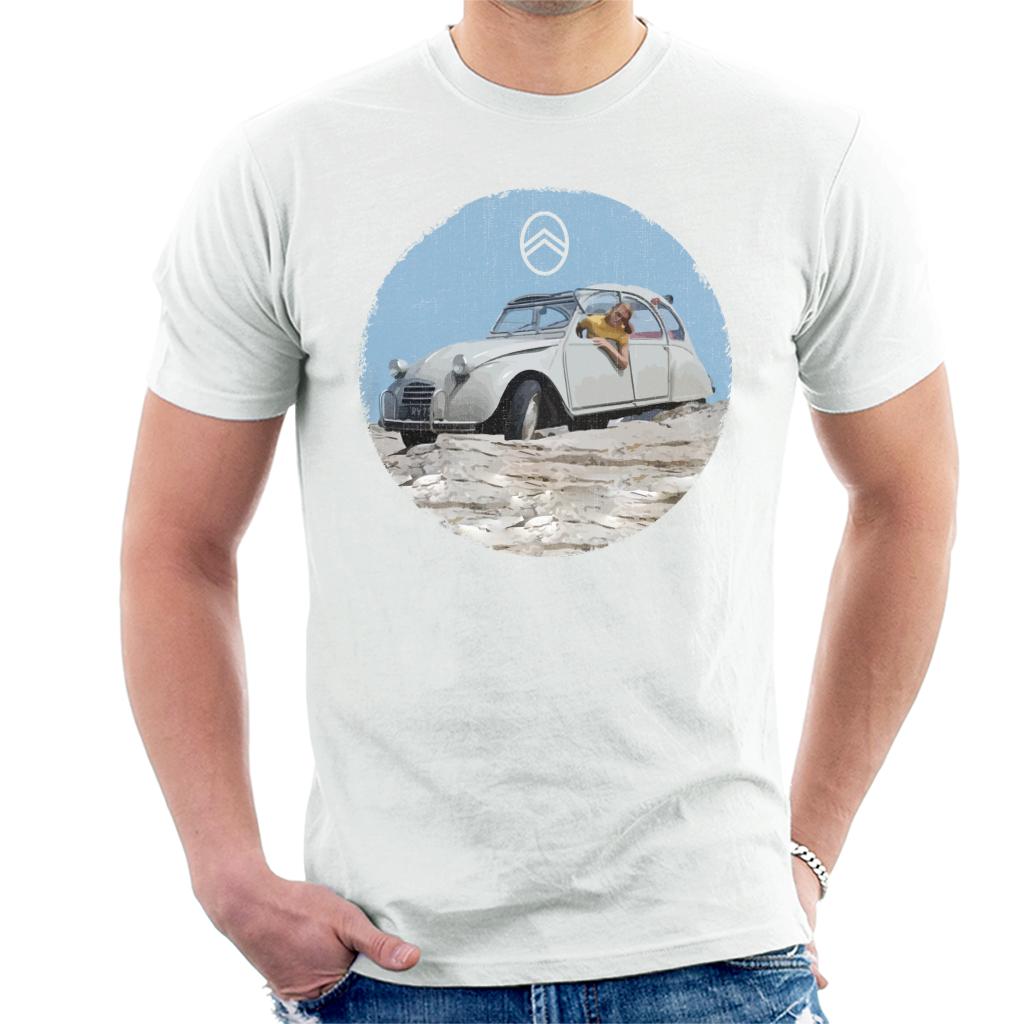 Citroën 2CV Vintage Photo Men's T-Shirt-ALL + EVERY