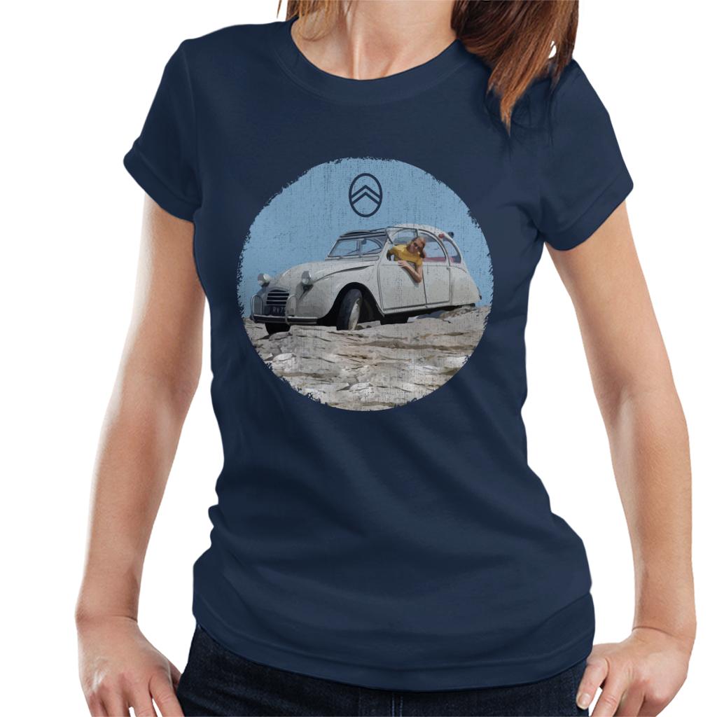 Citroën 2CV Vintage Photo Women's T-Shirt-ALL + EVERY