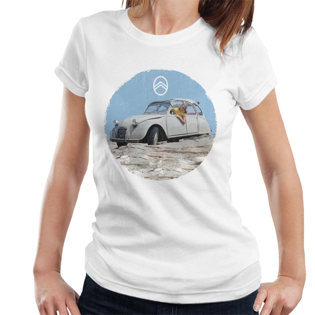 Citroën 2CV Vintage Photo Women's T-Shirt-ALL + EVERY