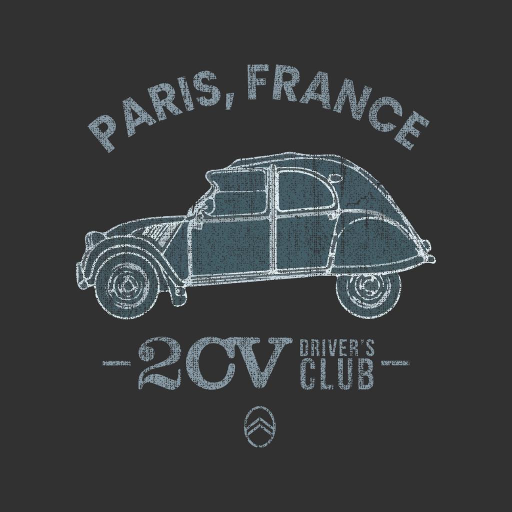 Citroën 2CV Drivers Club Paris France Men's T-Shirt-ALL + EVERY