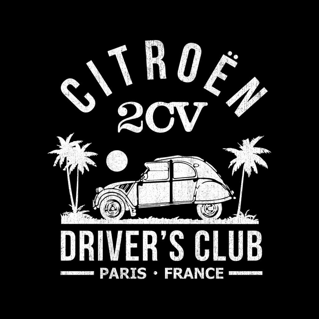 Citroën 2CV Driver's Club White Beach Men's T-Shirt-ALL + EVERY