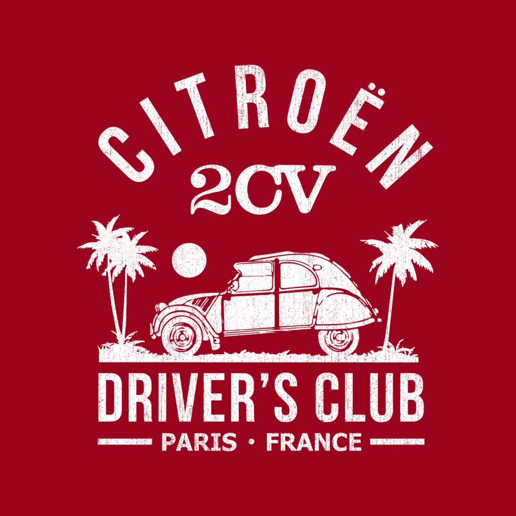 Citroën 2CV Driver's Club White Beach Men's T-Shirt-ALL + EVERY