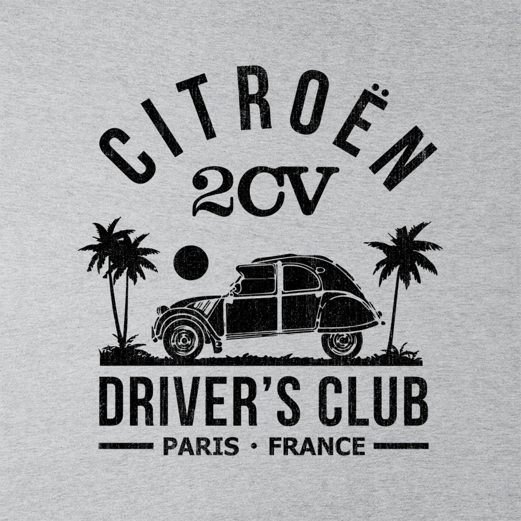 Citroën 2CV Driver's Club Black Beach Men's T-Shirt-ALL + EVERY