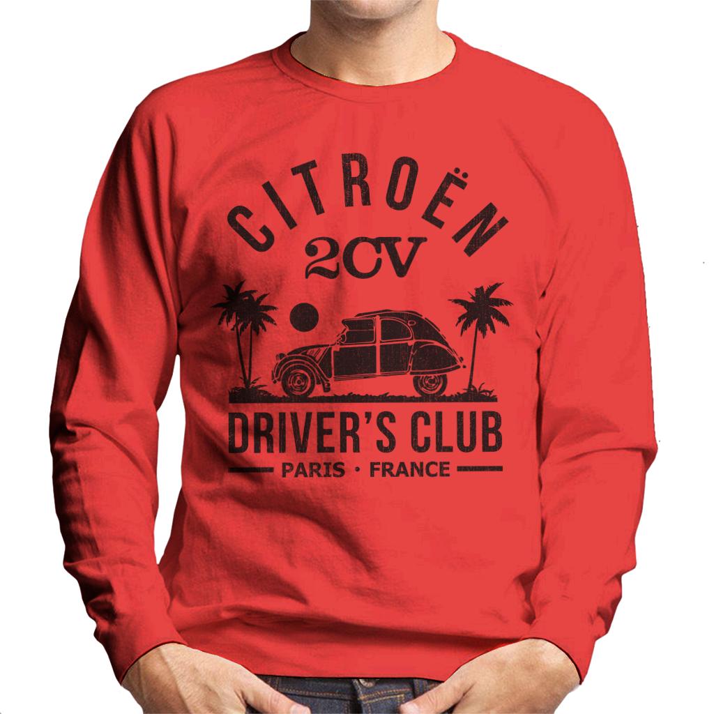 Citroën 2CV Driver's Club Black Beach Men's Sweatshirt-ALL + EVERY