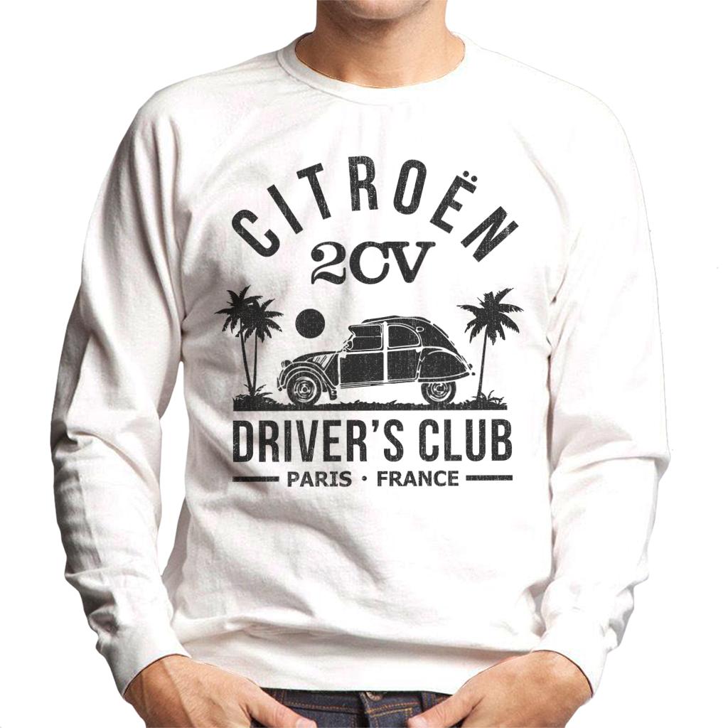 Citroën 2CV Driver's Club Black Beach Men's Sweatshirt-ALL + EVERY