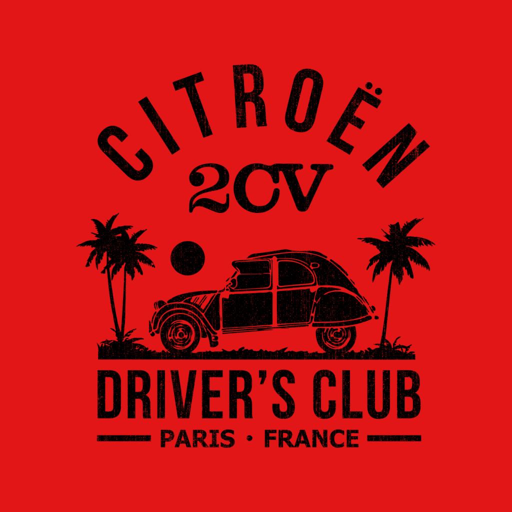 Citroën 2CV Driver's Club Black Beach Men's T-Shirt-ALL + EVERY